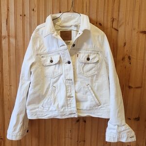 Levi's Women's Off-White Denim Jean Jacket